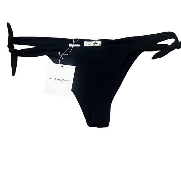 NWT MARA HOFFMAN Sita black‎ bikini bottoms size XL - Picture 3 of 4